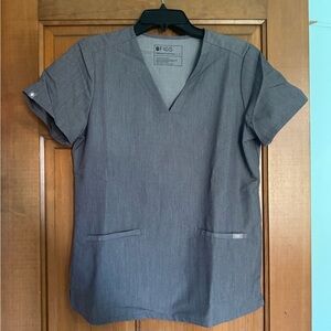 FIGS Women's Gray Scrub Top